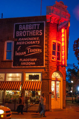 Babbit Bros at night