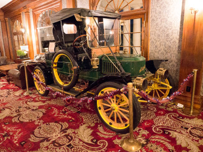Stanley Steamer in the lobby