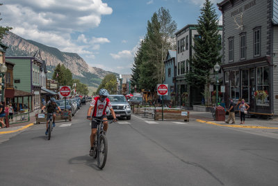 Lots of bikes in Crested Butte