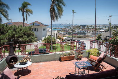 View from our rental in Point Loma