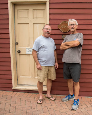 Yost brothers visit the Yost Tavern