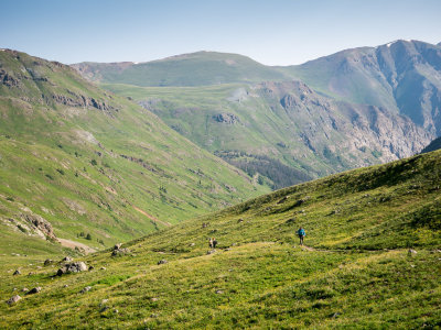 Up the mountain