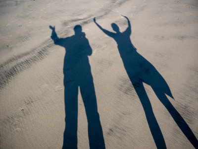 On the beach