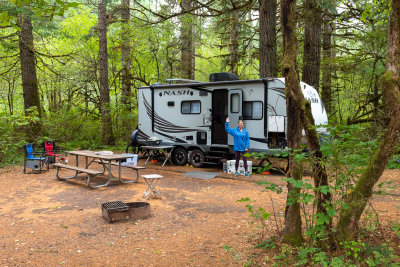 Silver Falls State Park campground