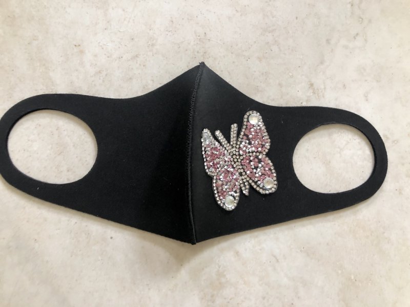Facial Protective Mask Pink Butterfly $10