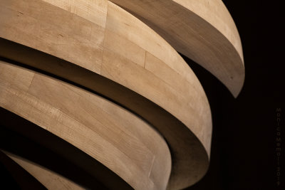 Wooden planet lost in sideral dark