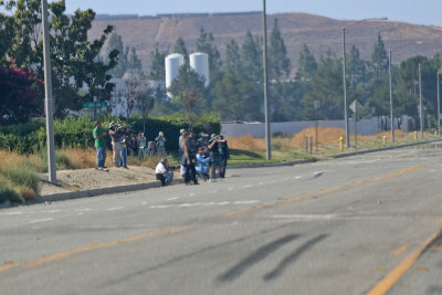 photographers keeping a respectful distance