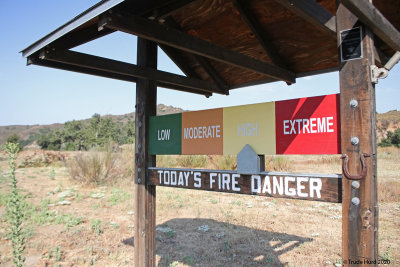 Mid 90's and high fire danger