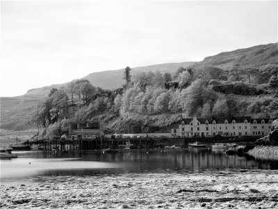Portree Bay  (infra-red image)