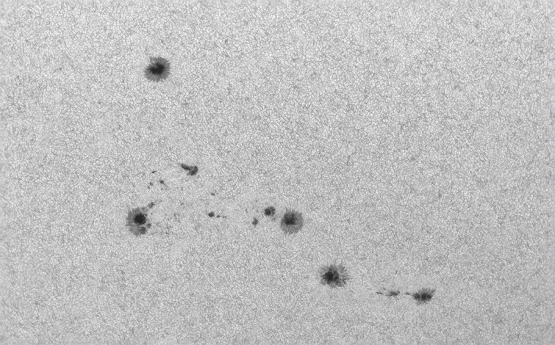 AR2818, 2820, 2821 in Ha and continuum