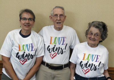 PFLAG father and supporters