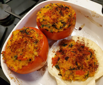 Stuffed Tomatoes with Clams