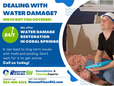 water damage restoration coral springs fl