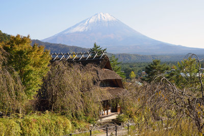 Mount Fuji and House of Babbling Brook