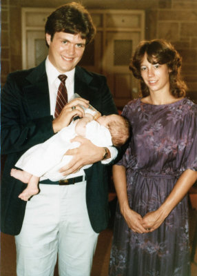 1983 07 24 Kevin Connors, Bobbi Biddle and Melissa Asher at Melissa's Baptism 01.jpg