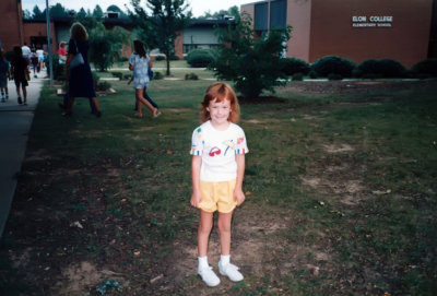 1987 08 25 Elizabeth Asher first day of Kindergarten 02.jpg