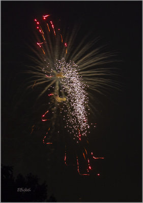 Fireworks Over the Backyard