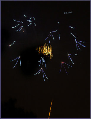 Fireworks Over the Backyard