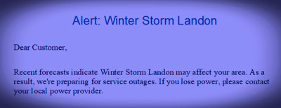 1-31-22 Winter Storm Alert