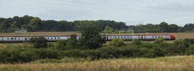 Virgin train heading North