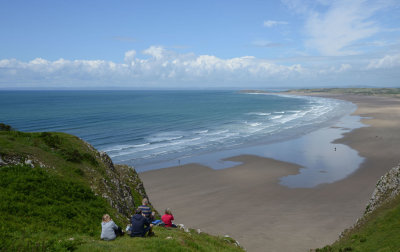 A picnic with a view.