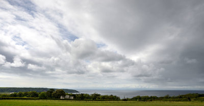 View from our caravan site