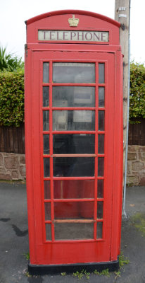 Telephone Box. Little Neston Chestershire.