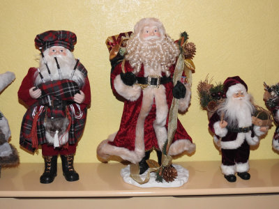 Three Santa's.