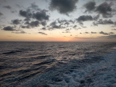 Sunset near the Big Island