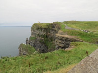 The Sixth Day of our Tour: The Cliffs of Maher, Galway, and Trad on the Prom
