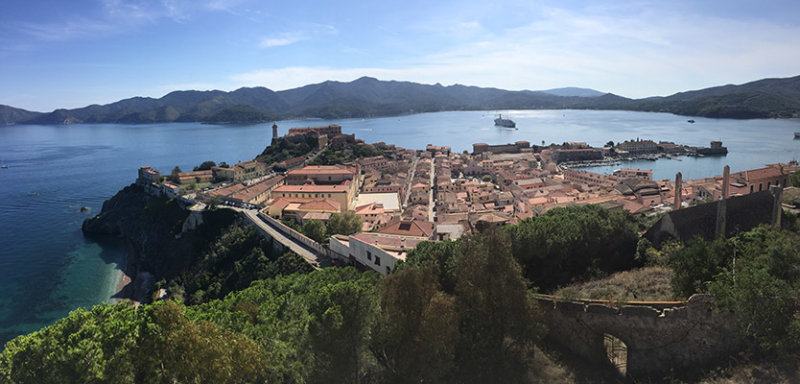 Panorama of Portoferraio, Elba