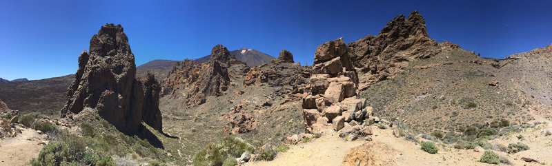 Panorama, Roques de Garca, Parque Nacional del Teide