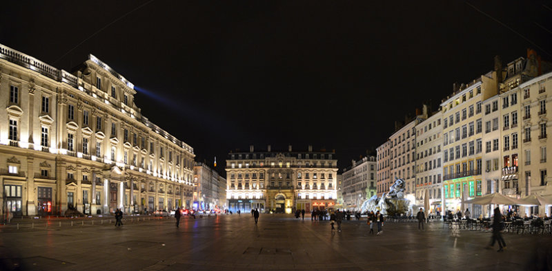 Place des Terreaux panorama, Lyon