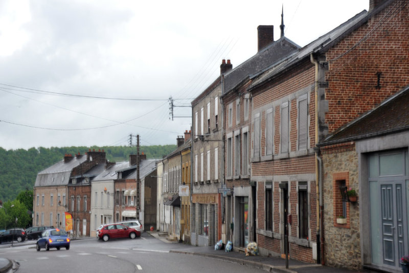 Avenue Jean Jaurès, Fumay, Ardennes - France