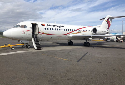 Air Niugini Fokker 70 (P2-ANR) at Port Moresby
