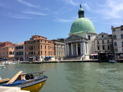 Chiesa di San Simeon Piccolo from the Santa Lucia Station embankment