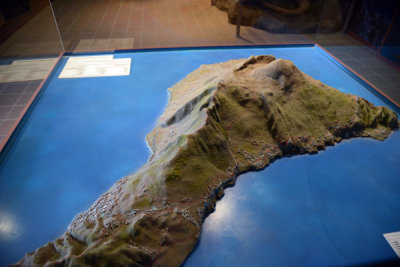 Relief map of the Island of Tenerife, El Portillo Visitor Center