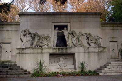 Pre Lachaise - Monument aux Morts, constructed 1887-1899 