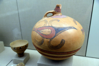 Jug and Cup from the Greek Mainland found at Akrotiri, 17th C. BC