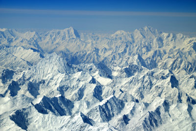 Looking south to the Karakoram Range from near the Khunjerab Pass, Pakistan