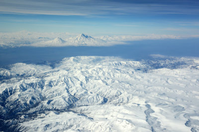 Highlands of Vayots Dzor, Armenia, with Mount Ararat