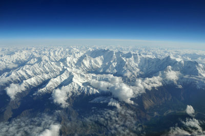 Overhead Gilgit, Pakistan
