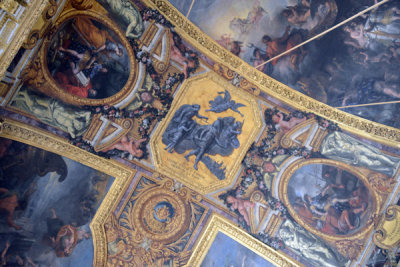 Ceiling of the Hall of Mirrors, Palace of Versailles