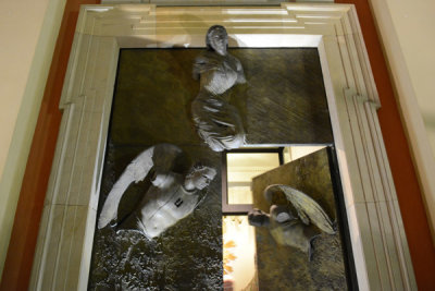 Bronze door of the Jesuit Church by Igor Mitoraj, 2009