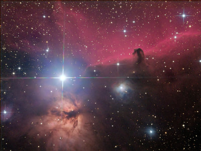 IC_434 et Barnard 33, la Tte de Cheval