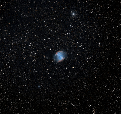 Messier 27, la Dumbell Nebula ou Nbuleuse des Haltres