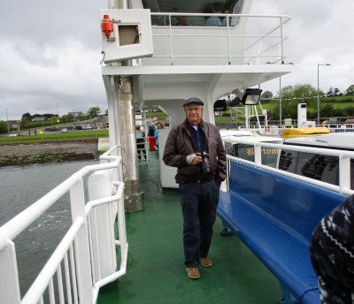 TOP DECK OF THE FERRY