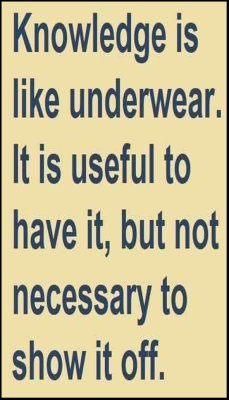 knowledge - v - knowledge is like underwear.jpg