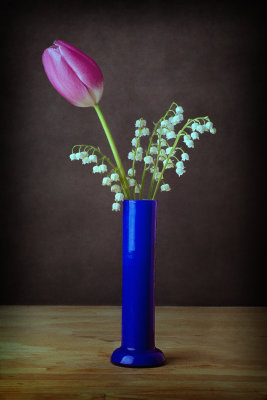 Tulip vase still life