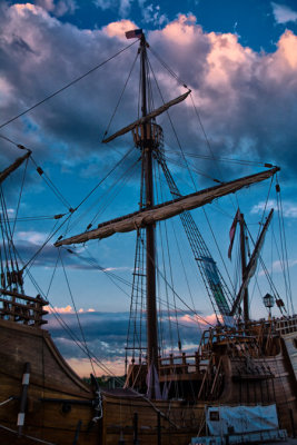 Santa Maria Replica in the Port of Rochester